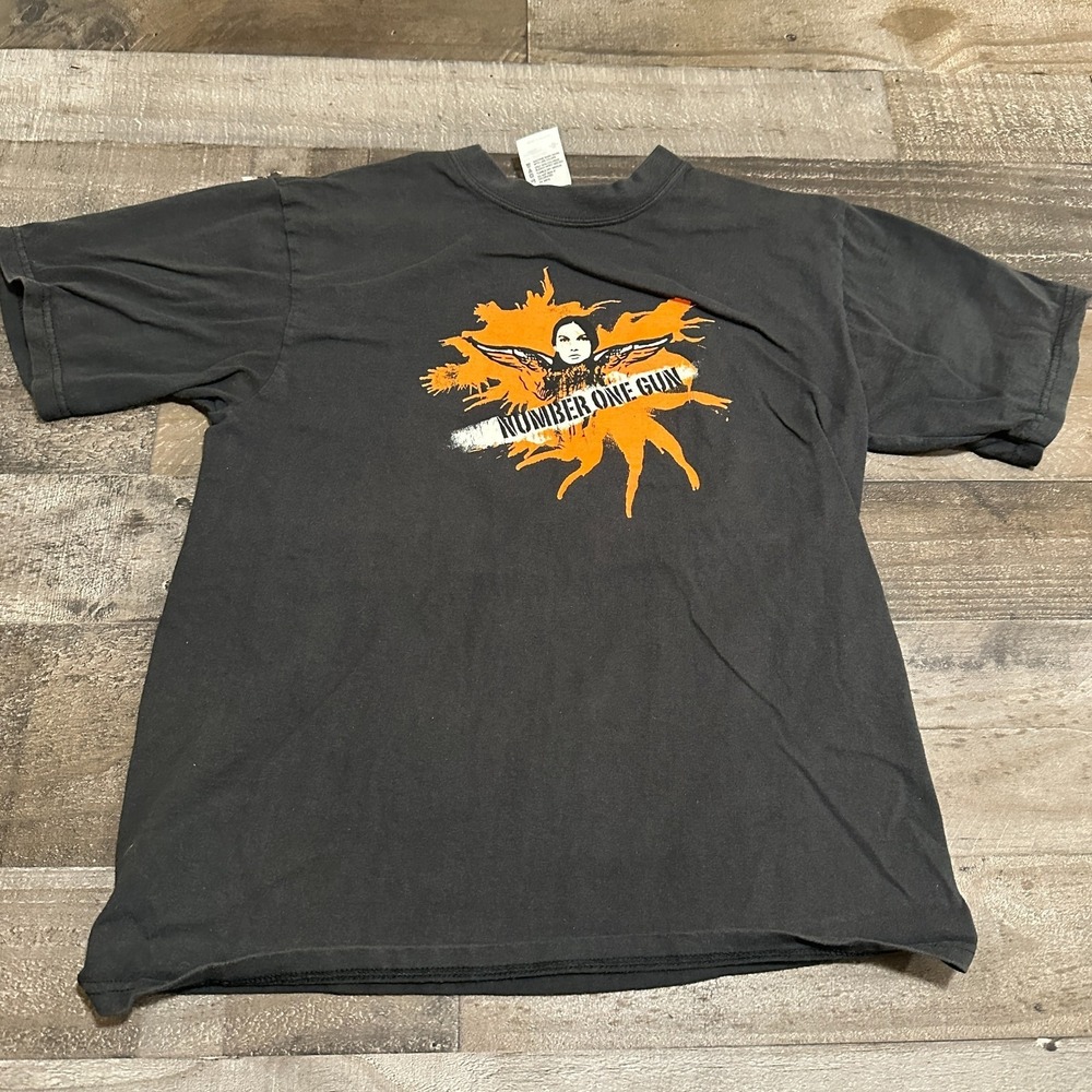 Number One Gun Band Shirt Size Adult Small - Anvil Tag - Black Tee T